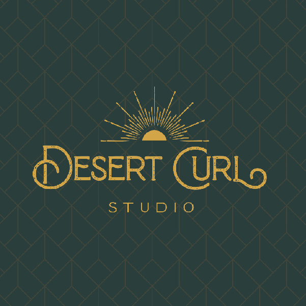 Brand Project Desert Curl Studio Logo Design by Sparrow Creative Studio