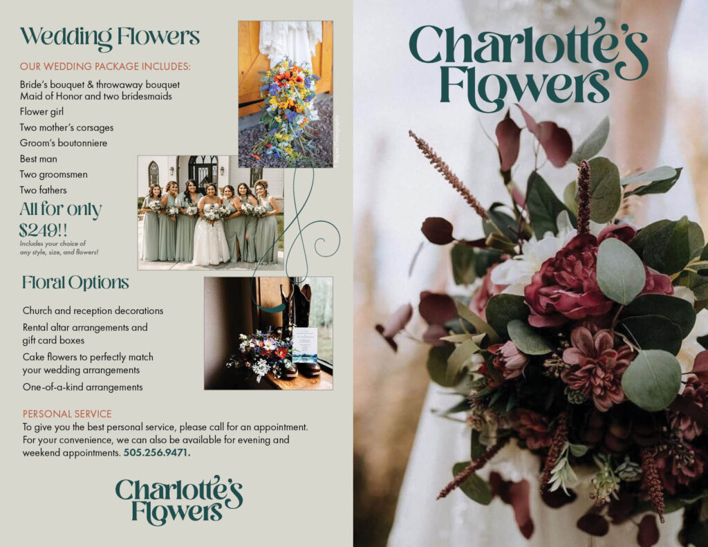 Charlotte's Flowers Brochure