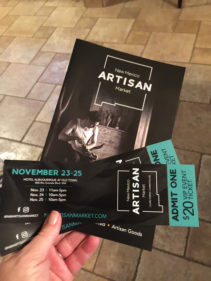 New Mexico Artisan Market Program and Tickets